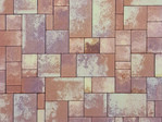 Gemischte Verlegung von Retro und Retro XL im Farbton Buntsandstein meliert Nr. 173