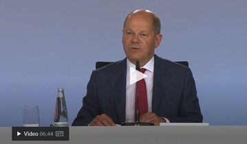 Bundesfinanzminister Olaf Scholz: "Wir wollen mit Wumms aus der Krise kommen." 
