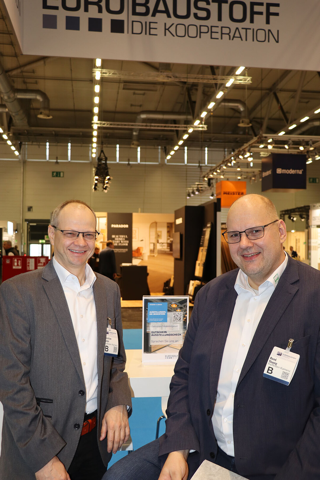 Sebastian Roesler und Rene Thunig, Vorstand Raiff Kamenz