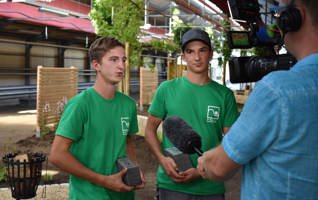 Das Siegerteam: Phil-Elias Kornmacher (l.) und Erik Stanke