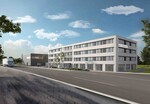 Das neue Weidemann Verwaltungsgebäude mit benachbartem Training Center und Technik
Center.