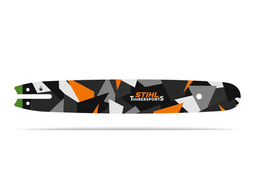 Ein Muss nicht nur fr Fans  die Limited Edition der Fhrungsschiene Stihl Light 04 im exklusiven Timbersports Design.