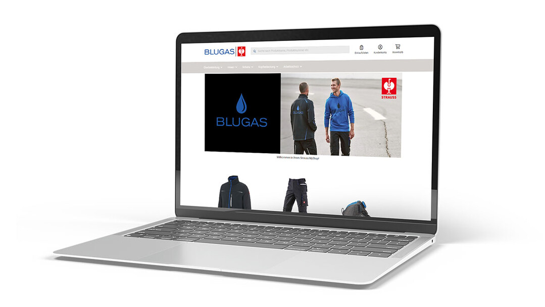 Kundeneigener Strauss Webshop: Die Benutzeroberfläche kann individuell in Unternehmens CI gestaltet werden.