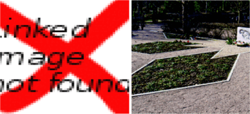 Die neue Gemeinschaftsanlage „Sternenkinder“ auf dem Hauptfriedhof Eisenach mit einem zentralen Gedenkstein