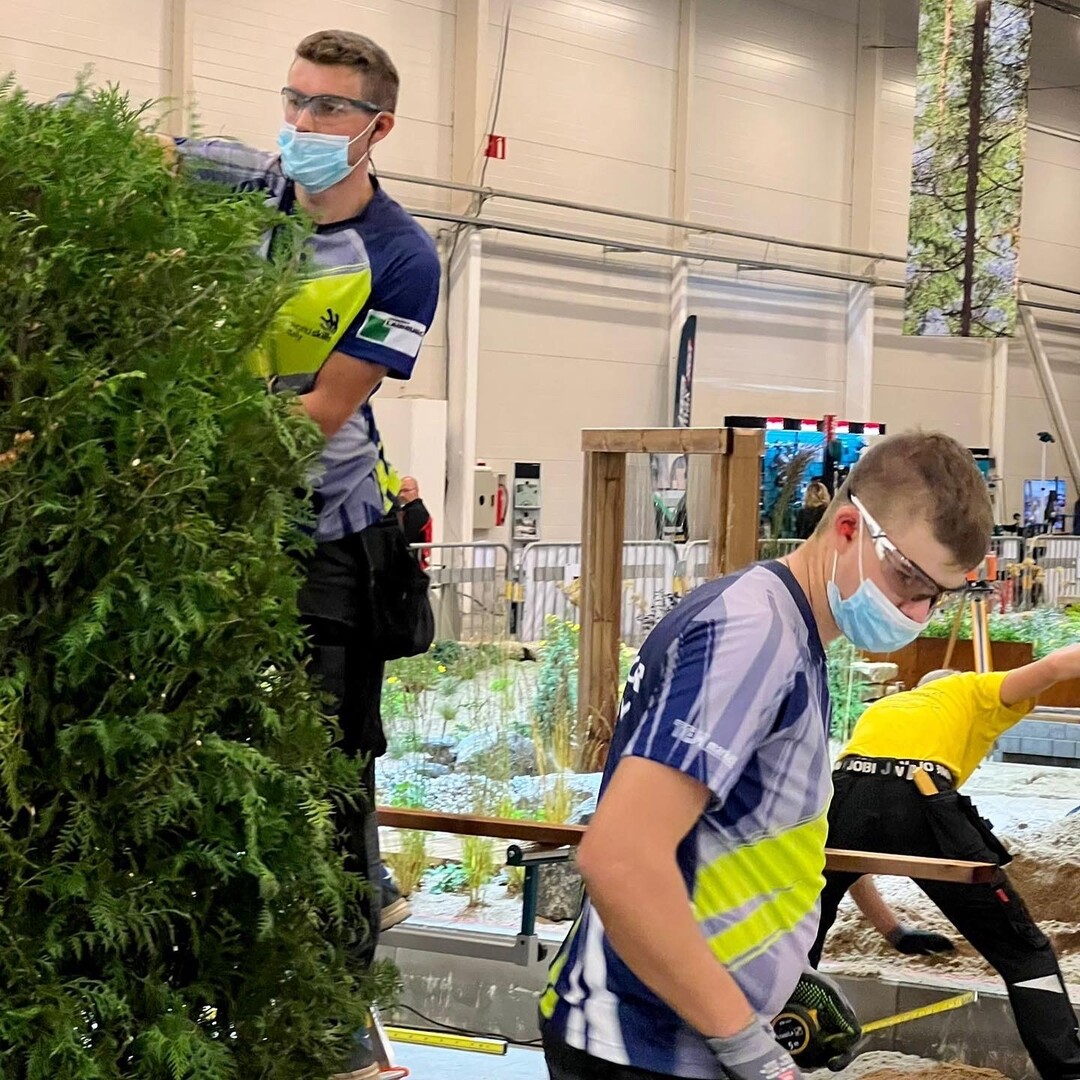 Die Sdtiroler pflanzen die Hecke