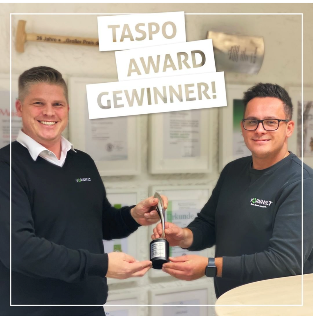   Christoph Vornholt und Fabien Pollmann freuten sich ber die "beste Marketingaktivitt". 