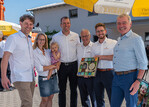 V.r.n.l.: Christoph Walker, Sarah Zwisler, Tobias Zwisler, Hermann Zwisler, Max Zwisler, Reiner Bierig
