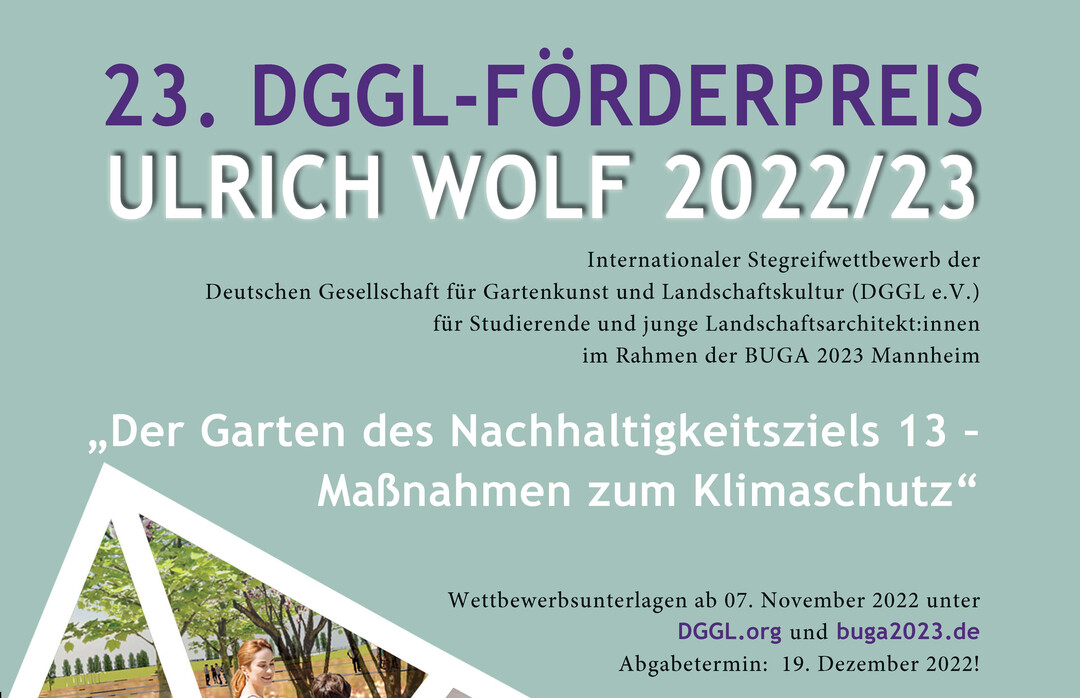 23. DGGL-Frderpreis Ulrich Wolf 2022/23