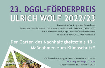 23. DGGL-Frderpreis Ulrich Wolf 2022/23