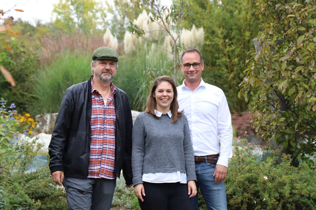 v.l.n.r.: Roland Gramenz, Lyn Gramenz und David Berger