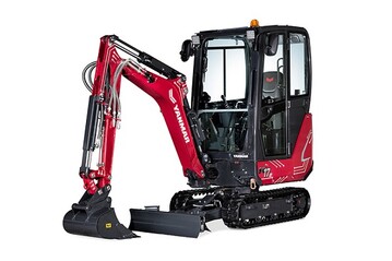 Yanmar CE prsentiert seinen ersten Prototyp eines elektrischen Minibaggers: den neuen SV17e.