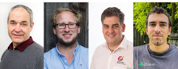 Die VGL Bayern-Regionalgruppe Oberbayern mit neuer Leitung, v.l.: Andreas Heilmann, Regionalvorsitzender, sowie die stellvertretenden Regionalvorsitzenden Moritz Fahn, Alexander Jehle und Enrico Stasik.