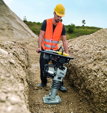 Akkustampfer von Wacker Neuson werden von der BG Bau mit einer Arbeitsschutzprmie gefrdert