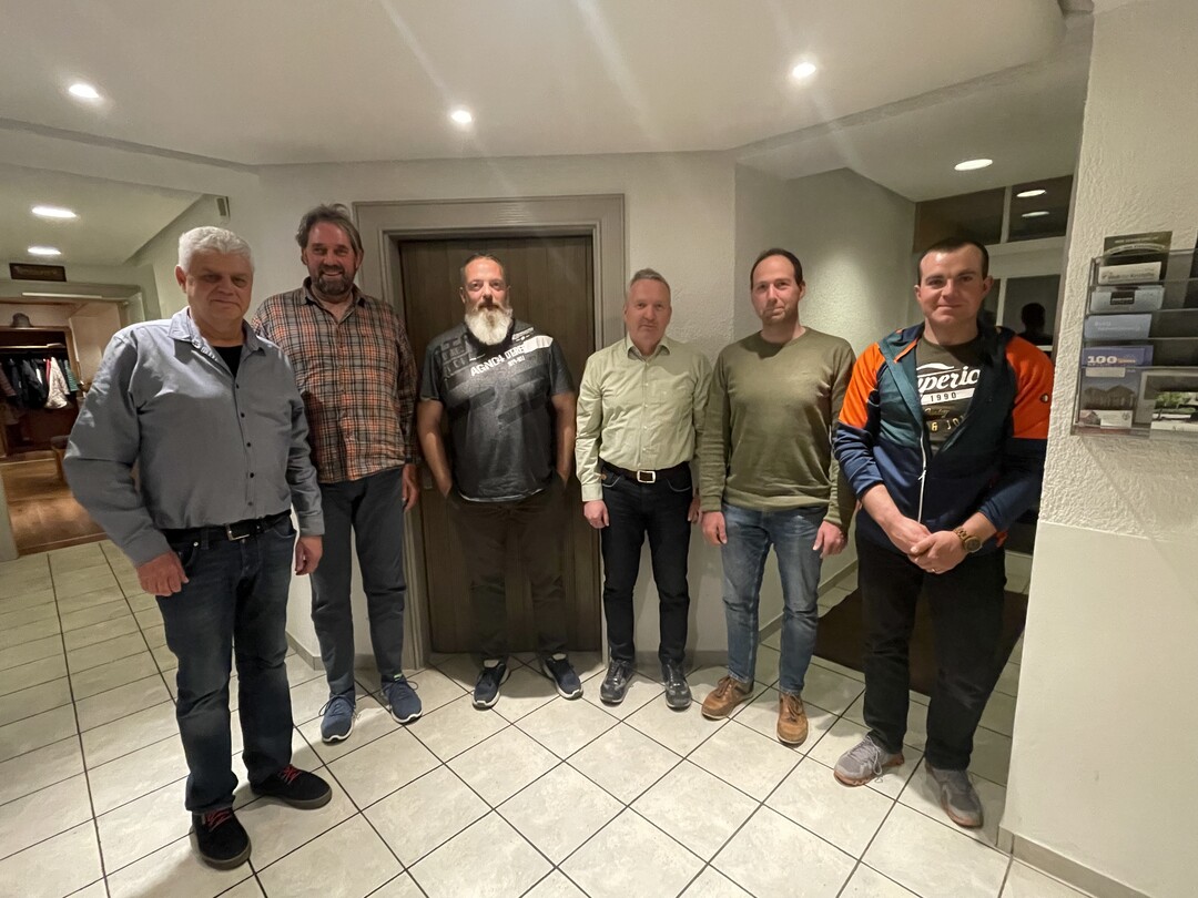 Von links nach rechts: Hannes Thieringer, Markus Wiljotti, Andreas Moritz, Detlef Pfundstein,
Andreas Fritsch und Sebastian Schwer.