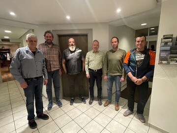 Von links nach rechts:Hannes Thieringer, Markus Wiljotti, Andreas Moritz, Detlef Pfundstein,
Andreas Fritsch und Sebastian Schwer.