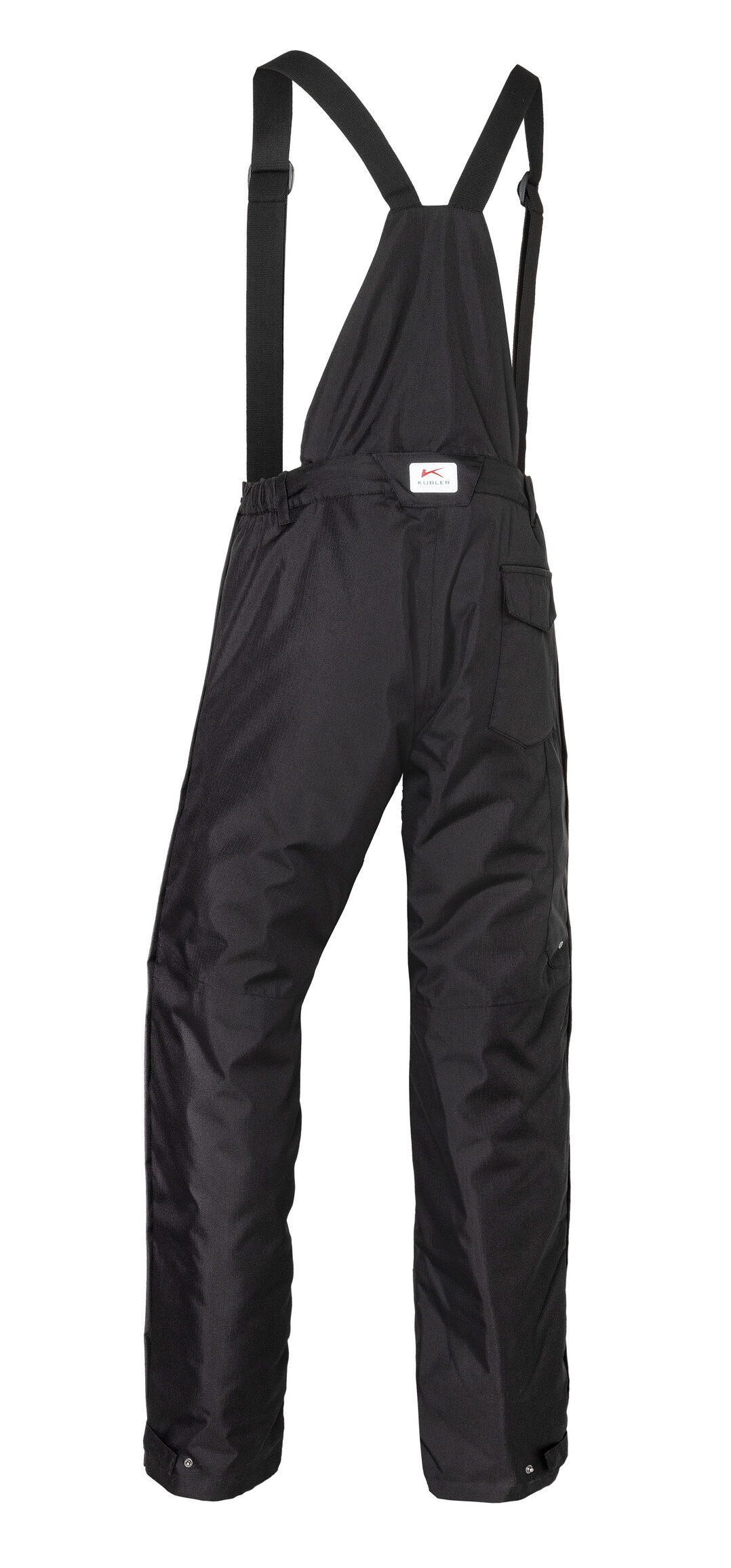 Die wasserdichte, wattierte Wetterhose mit abnehmbaren Latztrgern ergnzt die Hardshelljacke und schtzt gegen Klte und Regen.