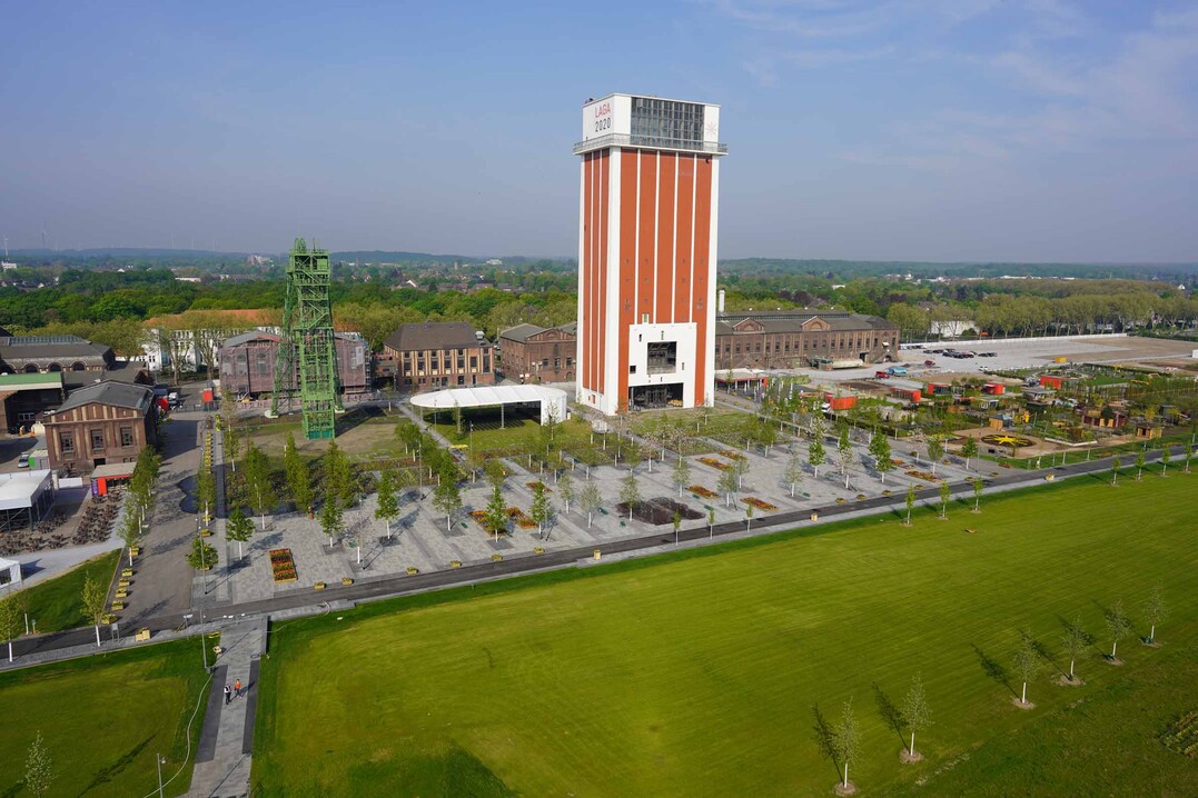 Der Zechnpark von oben