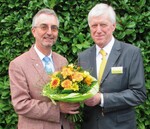 Amtsübergabe: FLL-Ehrenpräsident Dr. Karl-Heinz Kerstjens und der neue FLL-Präsident Prof. Dr. Ulrich Kias
